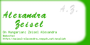 alexandra zeisel business card